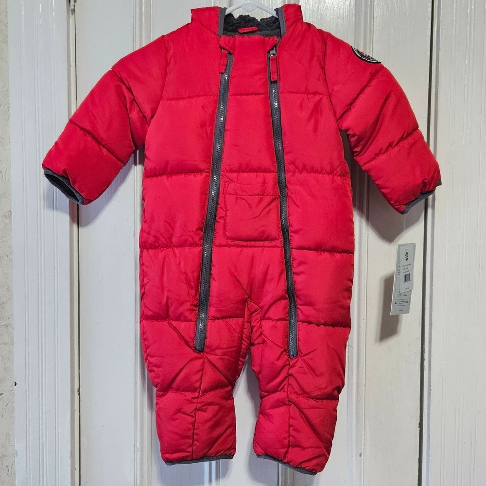 Free Country Red Baby Pram Snowsuit 18M